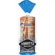 Abbott's Bakery Sourdough White Bread Sandwich Slice Loaf 760g