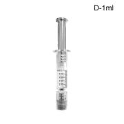 1ML / 3ML / 5ML Glass Luer Lock Syringe Portable Reusable Liquid Dispenser for R