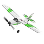 RC Plane Trainer 3CH Remote Control Airplane with Prop Saver, 6 Axis Gyro Stabilizer and 3 Modes to Fly for Beginners, Men Women, Boys and Kids, Green