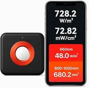 AH-REDNIR 660nm and 850nm Light Meter for LED Therapy Light