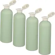 LAPYAPPE 4pcs Lightweight Leakproof Travel Shampoo Wash Bottles Dispensers with Flip Cap for Skincare and Toiletries Space Saving Design for Easy Carrying
