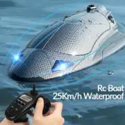 Rc Boat Racing Ship 25Km/h Waterproof Rechargeable Model Electric Speedboat Toys