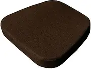 Chair Pad Office Chair with Ties,1/2/4 Pack Linen Dining Chair Cushion,U-Shape High Density Foam Comfortable Chair Pad for Kitchen, Slip Resistant Indoor Seat Cushion(#11,40x38x33cm2pcs)