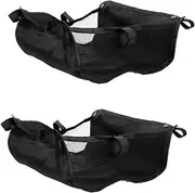 BESTonZON 2pcs Lightweight Stroller Travel Bag Baby Products Stroller Bottom Basket Organizer