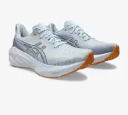 Asics Novablast 4 Shoes Mens 15 light Blue / Navy Running Athletic Shoes NIB