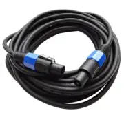 35 Foot Speakon to Speakon PA DJ Speaker Cable Twist Lock Cords