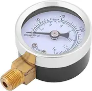 0-200psi 0-14bar Hydraulic Water Pressure 40mm Dial Meter 1/8 NPT Compact Durable Measuring Tool Home Workshop