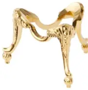 Gold-tone stand for pysanky, sphere, crystal ball, or egg - Display by Bard's
