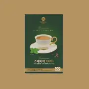 McNulty Stevia Coffee Mix 100 Sticks | Sugar-Free Korean Instant Coffee | K-Food