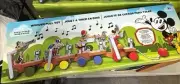 RARE Disney Band toy Mickey Donald Wooden train 100 toddler collectible goofy