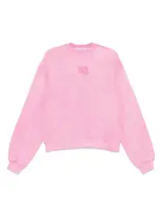 [Alexander Wang] Alexander Wang-Felpa Con Stampa Logo In Rilievo-Donna S