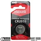 Maxell CR2016 3V Lithium Coin Button Battery - DL2016 ECR2016 KCR2016 BR2016