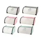 Metal Bread Bin Bread Storage Bread Holder for Closet Kitchen Household