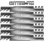 6- Toothed Mulching Blades Fits 60" Bad Boy Dixie Chopper Exmark Toro & More
