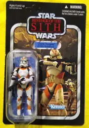 Unpunched VC38 Clone Trooper 212th Battalion Star Wars ROTS Vintage Collection