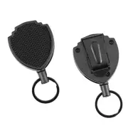 Retractable Multitool Carabiner Keychain ID Badge Carabiner Holder with Clip An