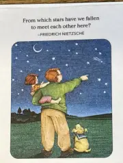 Mary Engelbreit Handmade Magnet-From Which Stars Have We Fallen