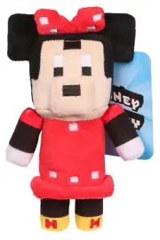 Disney Crossy Road POLKA DOT MINNIE MOUSE 6" Plush STUFFED ANIMAL NEW