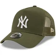 New Era A-Frame Trucker Cap - New York Yankees olive One Size