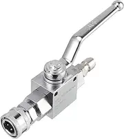 RIDGE WASHER High Pressure Ball Valve Kit for Power Washer Hose, 3/8” Quick Disconnect, 4500 PSI