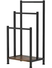 [Devanti] Freestanding 3 Tier Towel Rack in Black