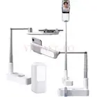 Portable LED Phone Holder Stand Wireless Remote Dimmable Selfie Fill Light White
