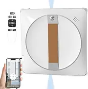 Window Cleaner Robot, Robot Window Cleaner with Dual Water Spray, Remote Control, High Suction Power, Wet/Dry Cleaning, Indoor/Outdoor Use, Perfect for High-Rise Windows, Tiles, and Glass Doors