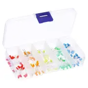 100Pcs 3mm Light Emitting Diodes, LED Diodes, 5 Colors