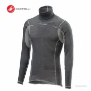 NEW Castelli FLANDERS NECK WARMER Thermal Cycling Base Layer, GREY, X-Large