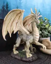 Collectibles Fantasy Battle of Thrones Wise Aged Wraith Hydra Dragon 8" Tall