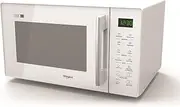 Whirlpool Solo Microwave Oven with Steam Function, 25 Litre Capacity, White