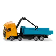 Siku 1:87 Scale Volvo Truck With Hooklift And Crane Diecast Model