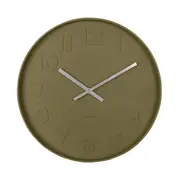 Karlsson Mr Green Wall Clock 38cm Classic Quartz Battery Operated Clock For Living Room Bedroom