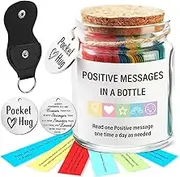 Mental Health Affirmation Messages Jar | Positive Messages In A Jar,Daily Inspiration Affirmations Bottle for Sister Girlfriend Daughter Wife
