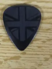 Timber Tones Flag Tone Guitar Pick Union Jack-African Ebony-Single Pick