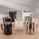 Clear Scale Milk Frother Cup 304 Stainless Steel Milk Frother Coffee Bar