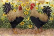 Rooster Tile Backsplash Marcia Matcham Art Kitchen Ceramic RW-MM014