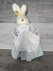 RARE 14" Russ Girl Rabbit Bunny Vintage 1980s Plush Stuffed #981 Rare Htf New