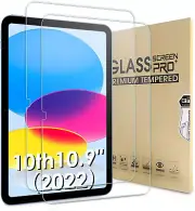 Bighan 2 Pack Screen Protector Compatible with Ipad 10Th Generation 2022 10.9...