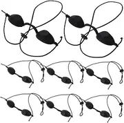 OSOLADY 10pcs Beauty Protective Goggles Eye Masks for Sunbathing Ipl Treatments Comfortable Durable Shading Glasses Safe Eye Protection Black