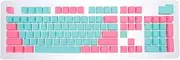 TEHAUX 1Set Key Keycaps for Mechanical Keyboards Ergonomic Design Heat Resistant Non Deforming Computer Keyboard Caps for Laptop Use Easy to Install and Use