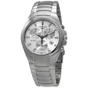 Original Certina Chronograph Quartz Silver Dial Men's Watch C54271534211