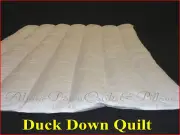 DUCK DOWN QUILT SINGLE BED SIZE WINTER PLUS WARMTH 100% COTTON COVER SALE