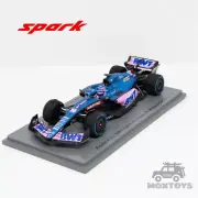 Spark 1:43 2022 F1 Alpine A522 BWT NO.14 F.Alonso 7th Monaco Model Car