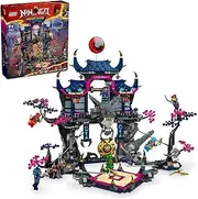 LEGO® NINJAGO® Wolf Mask Shadow Dojo 71813 Ninja Toy Set with Kai, NYA, Lloyd and Zane Minifigures, Kids’ Building Kit for Independent Play, for Boys and Girls Aged 9 Years Old and Over