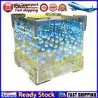 LF# Tulip Night Light Handmade DIY Magic Cube Tulips Flower Table Lamp Mirror(2B