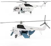 Replica Pre-Build Aircraf Diecast Metal 1/72 Scale for Mi17 Replica Hippo Helicopter Military Aircraft Model Collection Display Collection Gift Display