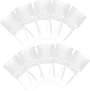 WOONEKY 10pcs Nail Polish Protector Cuticle Protector for Nail Art Tools Scratch-resistant Manicure Cover for Home Salon Use