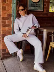 Women's Tech Fleece Trackpants & Sweatpants. Running Bare - Legacy Wide Leg Sweatpants