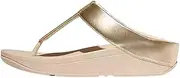 [FitFlop] Women's Fino Glitterdust Metallic Toe-Post Sandals Wedge